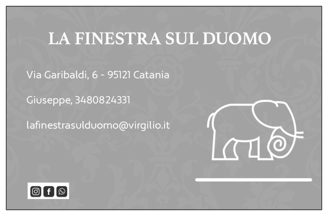 카타니아 La Finestra Sul Duomo 아파트 외부 사진